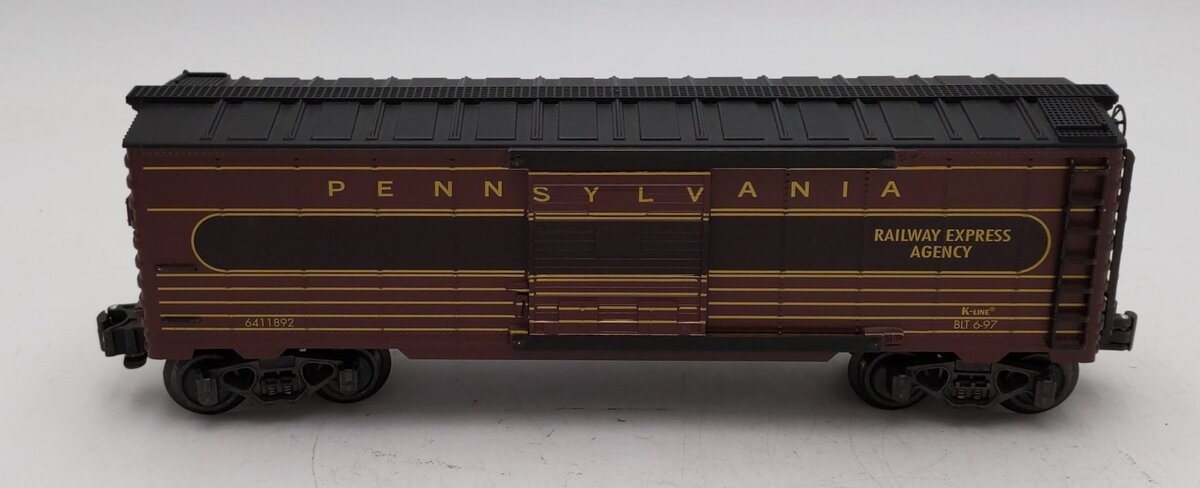 K-Line K641-1892 O Gauge Pennsylvania Railroad Express Boxcar EX/Box