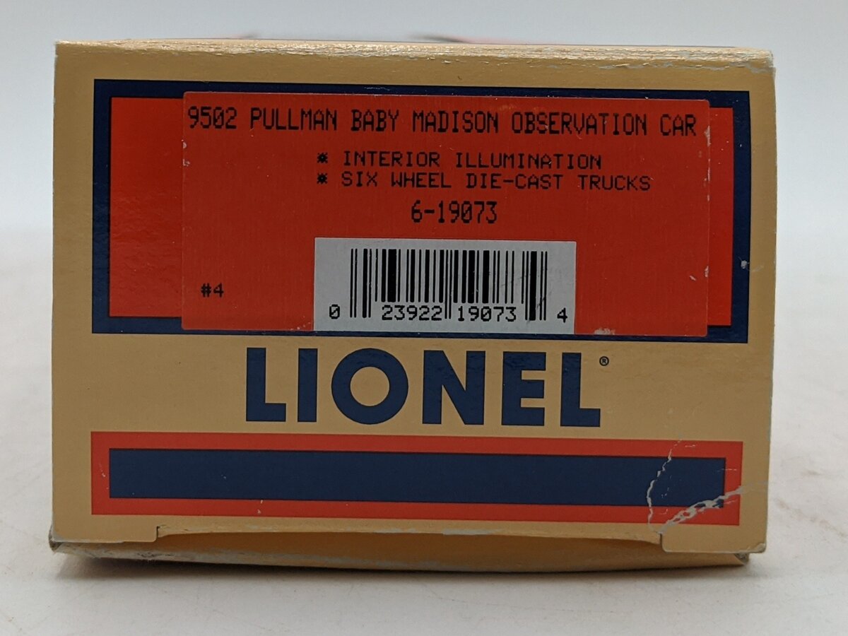 Lionel 6-19073 O Pullman Baby Madison 