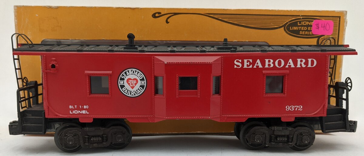 Lionel 6-9372 O Gauge Seaboard Bay Window Caboose #9372 EX/Box