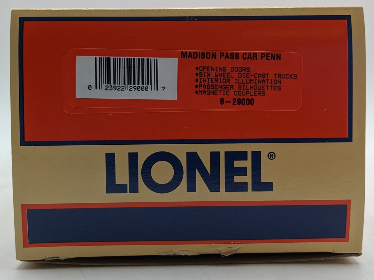 Lionel 6-29000 O Gauge Pennsylvania RR 
