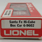 Lionel 6-9602 O Gauge Santa Fe Hi-Cube Boxcar #9602 LN/Box