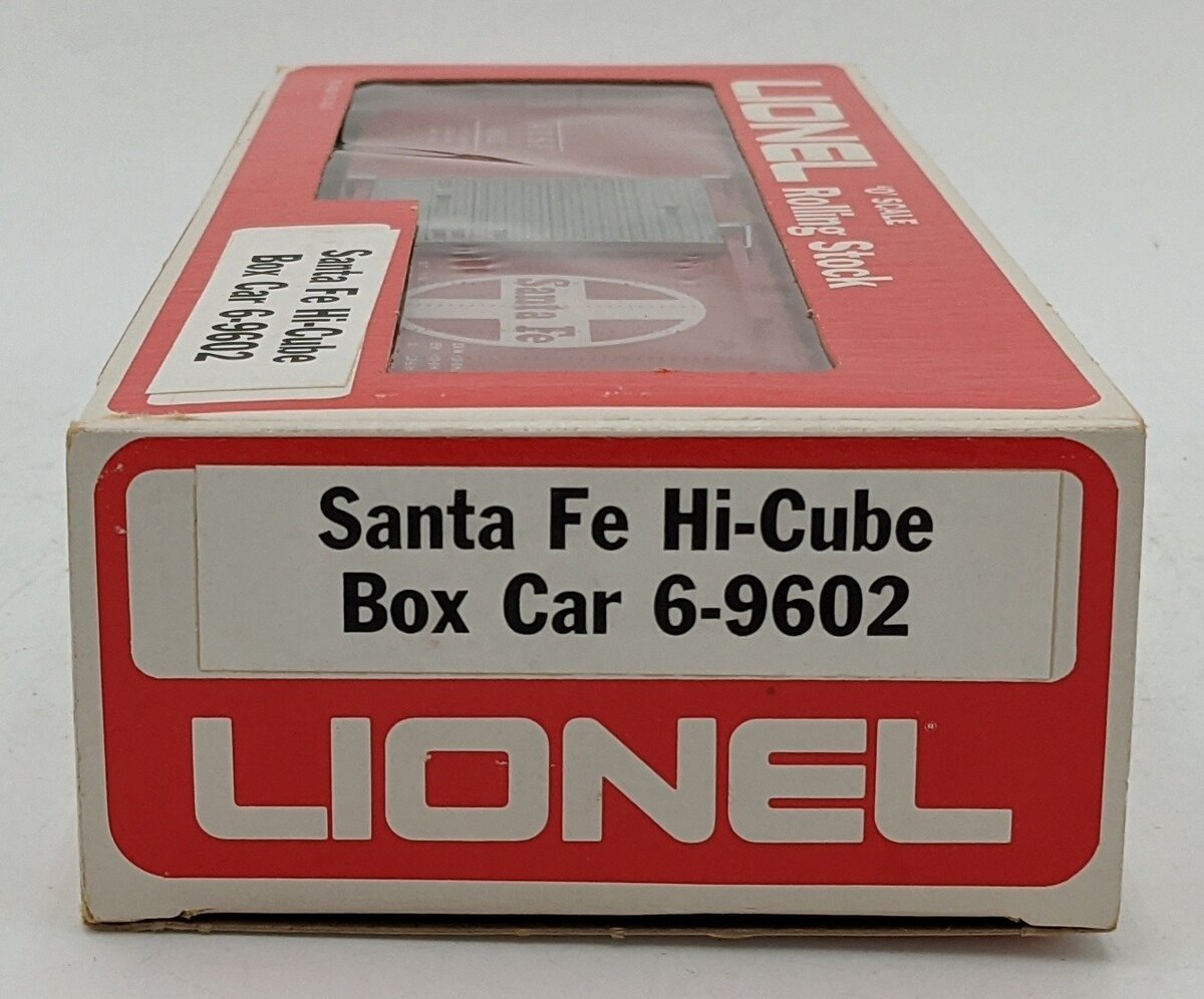 Lionel 6-9602 O Gauge Santa Fe Hi-Cube Boxcar #9602 LN/Box