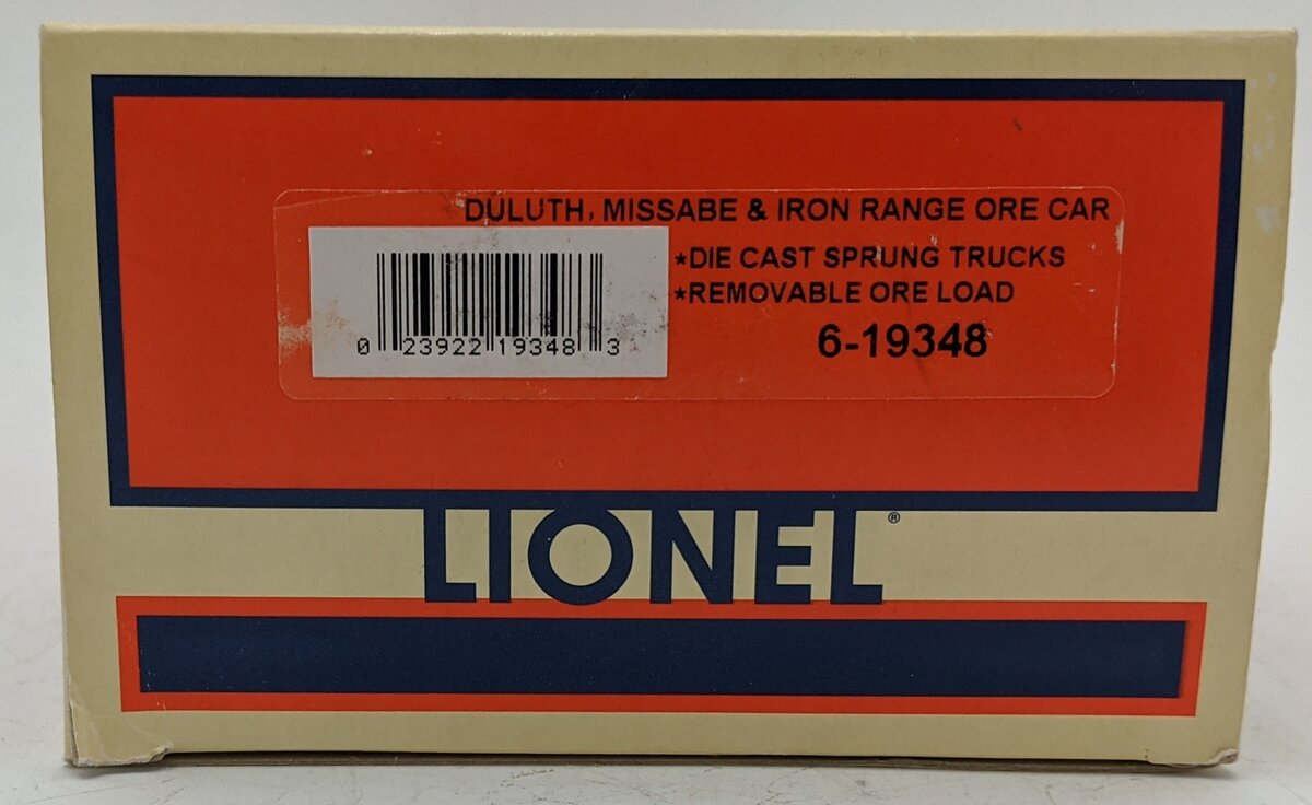 Lionel 6-19348 O Gauge Duluth, Missabe & Iron Range Ore Car #28000 LN/Box