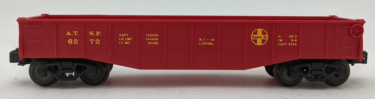 Lionel 6-6272 Santa Fe Gondola W/ No Load #6272 LN