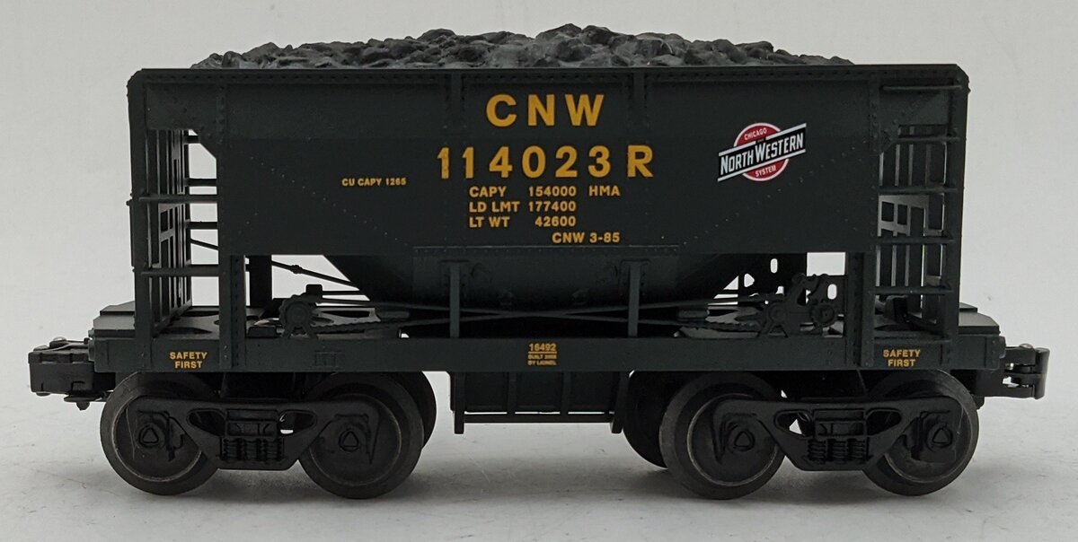 Lionel 6-16492 O Gauge C&NW Ore Car with Load #114023R LN/Box
