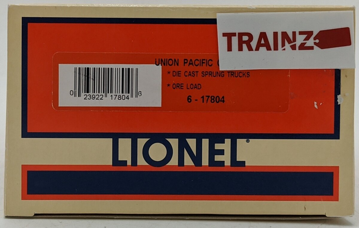 Lionel 6-17804 O Union Pacific Ore Car w/Ore Load #8023 LN/Box