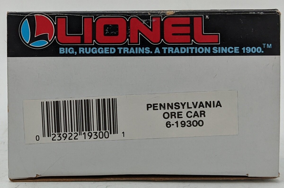Lionel 6-19300 O Gauge Pennsylvania Ore Car w/Ore Load #19300 LN/Box