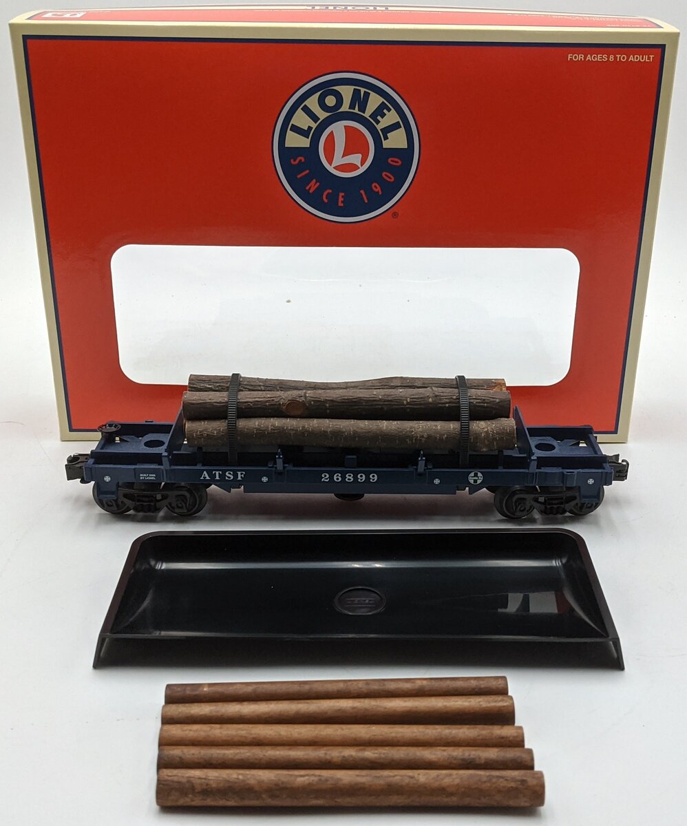 Lionel 6-26899 Santa Fe Log Dump Car LN/Box