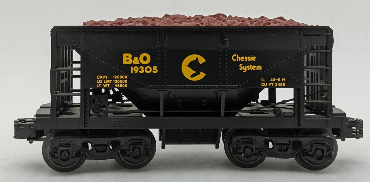 Lionel 6-19305 O Gauge B&O Chessie System Ore Car #19305 LN/Box