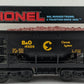 Lionel 6-19305 O Gauge B&O Chessie System Ore Car #19305 LN/Box