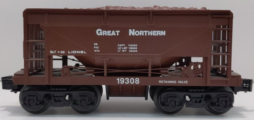 Lionel 6-19308 O Gauge Great Northern Ore Car with Ore Load #19308 LN/Box