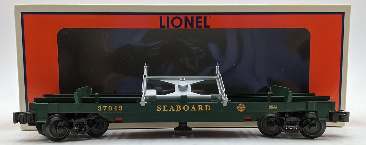 Lionel 6-37043 O Gauge Seaboard Log Dump Car LN/Box