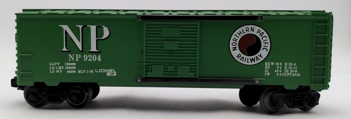 Lionel 6-9204 O Gauge Northern Pacific Boxcar #9204 VG