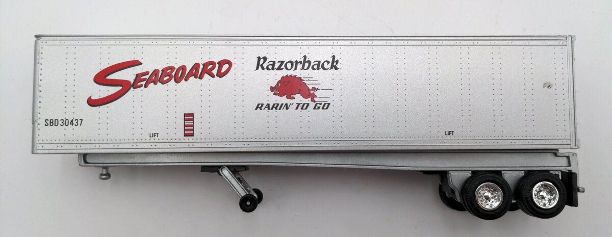 Lionel 6-26043 O Gauge Seaboard Flatcar with Trailer #48109 EX/Box