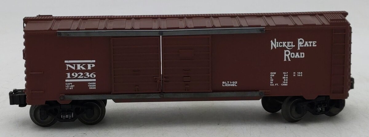 Lionel 6-19236 O Gauge Nickel Plate Road Double Door Boxcar #19236 EX/Box