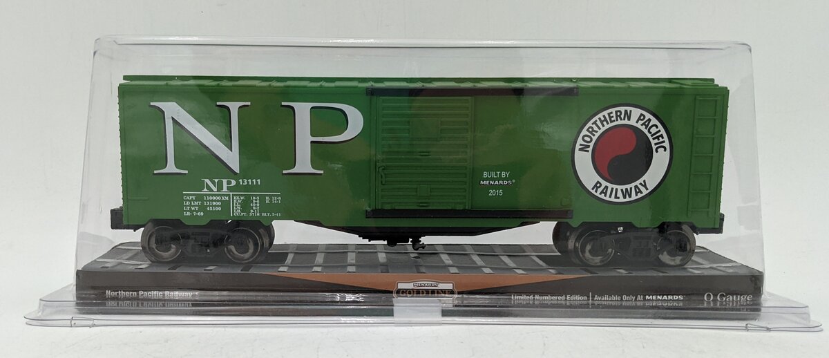 Menards O Scale Gold Line Edition Northern Pacific Railway Boxcar #13111 LN/Box