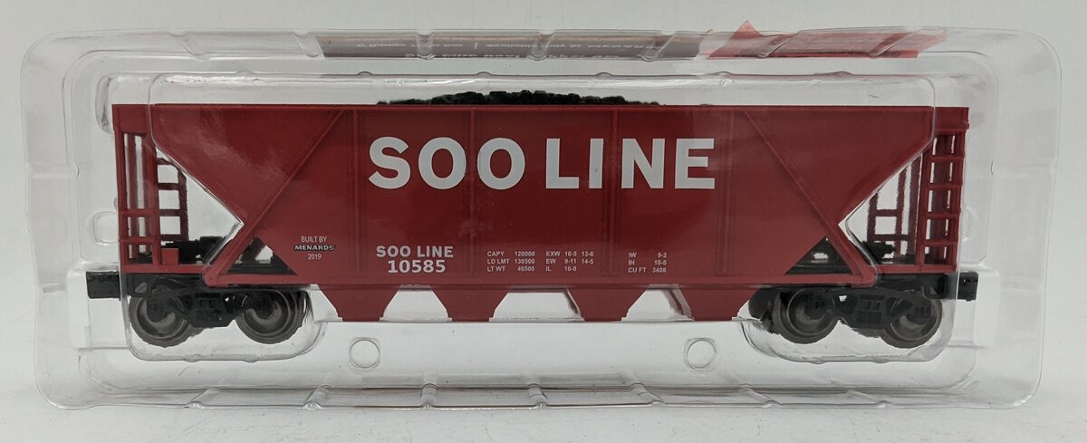 Menards 279-3574 O Gauge Soo Line Coal Hopper #10585 LN/Box