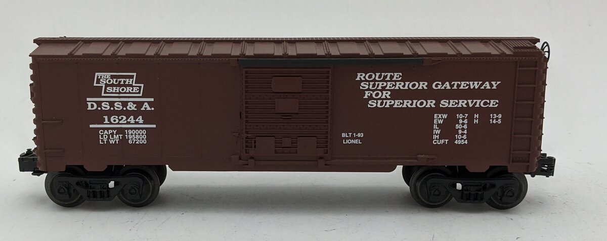 Lionel 6-16244 O Gauge Duluth South Shore & Atlantic Boxcar #16244 LN/Box