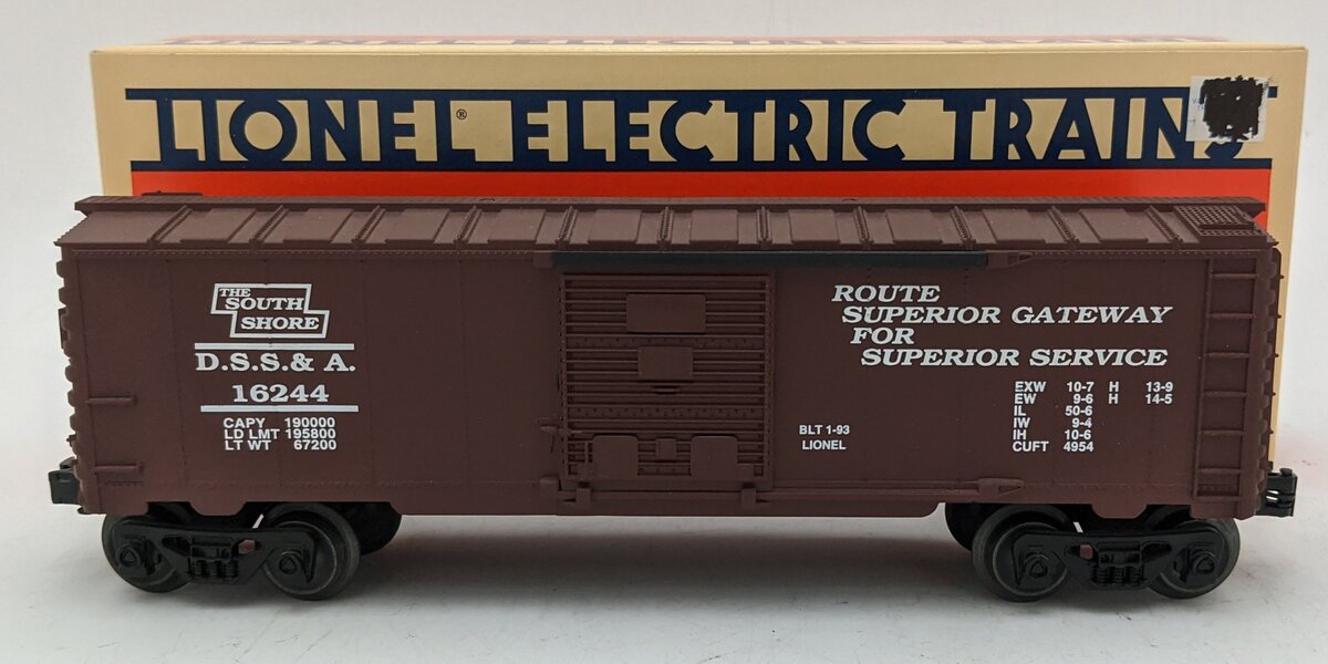 Lionel 6-16244 O Gauge Duluth South Shore & Atlantic Boxcar #16244 LN/Box