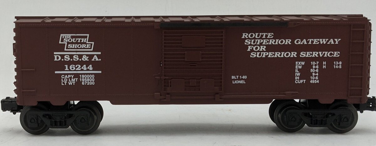 Lionel 6-16244 O Gauge Duluth South Shore & Atlantic Boxcar #16244 LN/Box