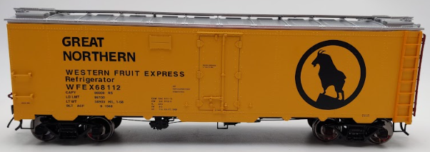 Atlas 9531-1 O Scale Great Northern 40' Steel Reefer #68112 (2Rail) VG/Box