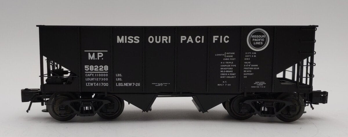 Atlas 8497-2 Missouri Pacific USRA 55 Ton Coal Hopper #58228 (3Rail) LN/Box