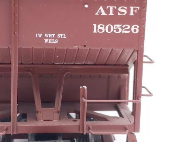 Atlas 6425-3 O Gauge Santa Fe 50 Ton War Emergency Hopper Car #180526 (3Rail) VG/Box