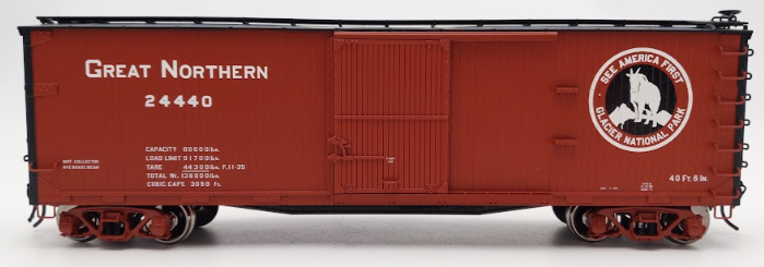Atlas 9338-1 O Scale Great Northern USRA Double-Sheathed Box Car #24440 (2Rail) LN/Box