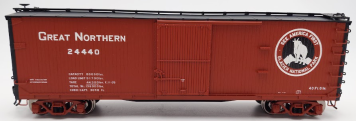 Atlas 9338-1 O Scale Great Northern USRA Double-Sheathed Box Car #24440 (2Rail) LN/Box