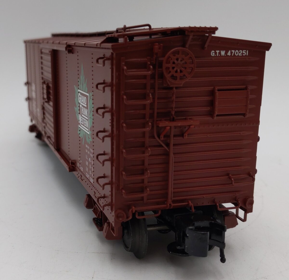 Atlas 8334-1 O Gauge Grand Trunk Western Boxcar #470251 (3-Rail) LN/Box