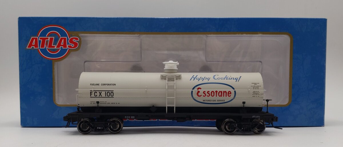 Atlas 9221-1 O Scale Essotane 11,000 Gallon Tank Car #100 (2 Rail) LN/Box