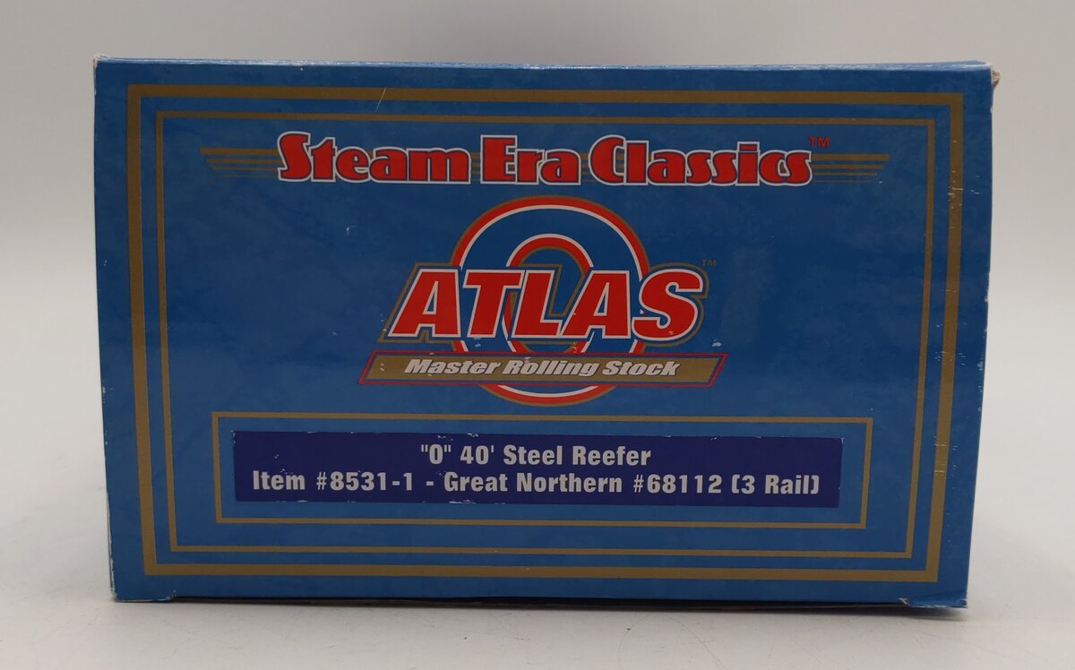 Atlas 8531-1 O Gauge Great Northern 40' Steel Reefer #68112 (3 Rai) EX/Box