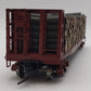 Atlas 7284-4 O Scale Gulf Mobile & Ohio Pulpwood Flat Car #4028 (2 Rail) LN/Box