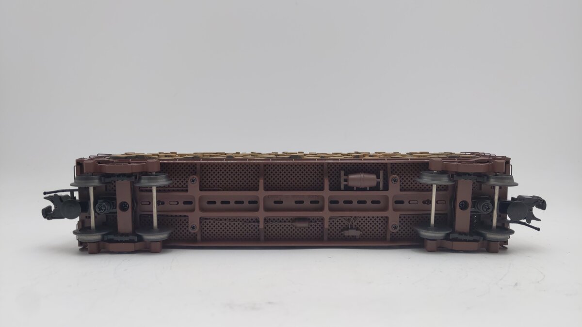 Atlas 6274-2 O Gauge Santa Fe GSC Pulpwood Flatcar #92995 (3 Rail) EX/Box