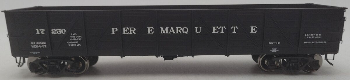 Atlas 9817-1 O Scale 2-Rail Pere Marquette Gondola Car #17250 EX/Box
