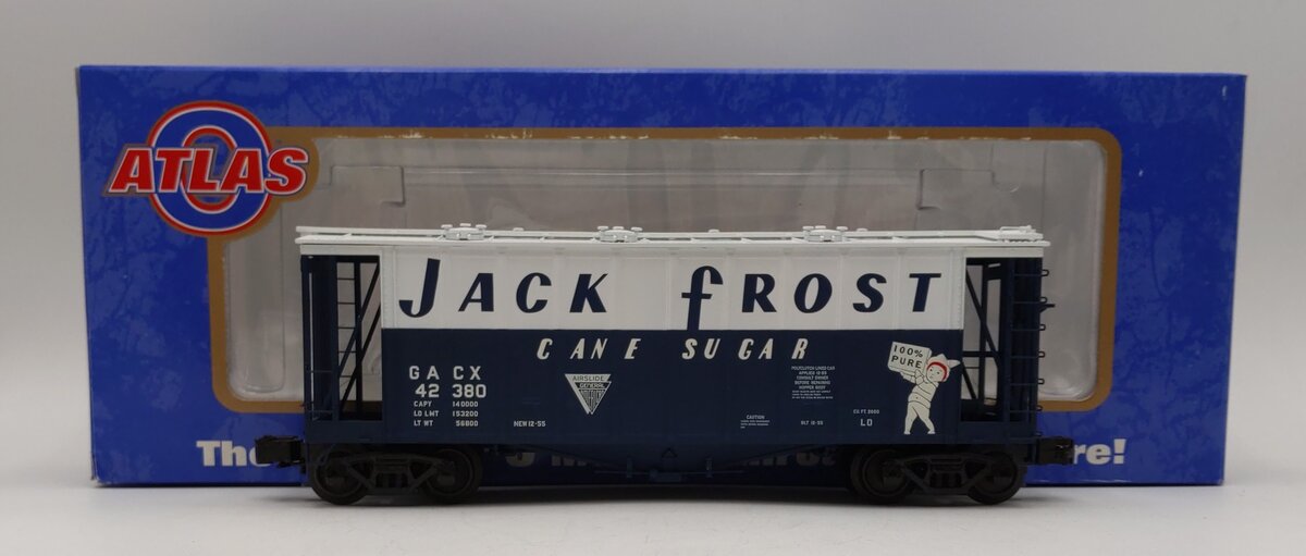Atlas 6356-1 O Gauge Jack Frost GATX Airslide Covered Hopper #42380 (3 Rail) LN/Box