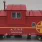 Atlas 7605-3 O Scale Santa Fe EV Caboose #999538 (2-Rail) EX/Box
