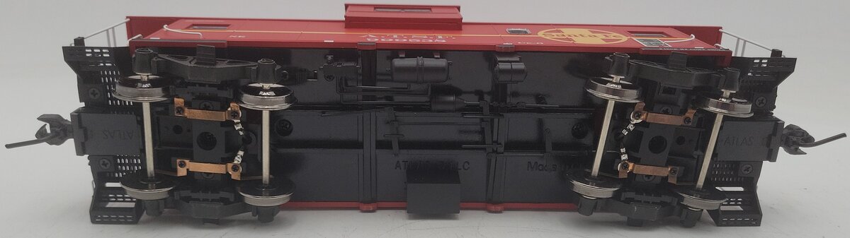 Atlas 7605-3 O Scale Santa Fe EV Caboose #999538 (2-Rail) EX/Box