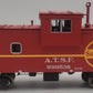 Atlas 7605-3 O Scale Santa Fe EV Caboose #999538 (2-Rail) EX/Box