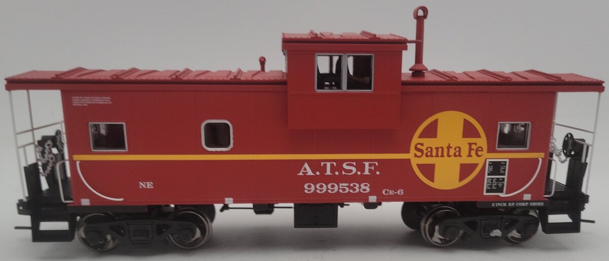 Atlas 7605-3 O Scale Santa Fe EV Caboose #999538 (2-Rail) EX/Box