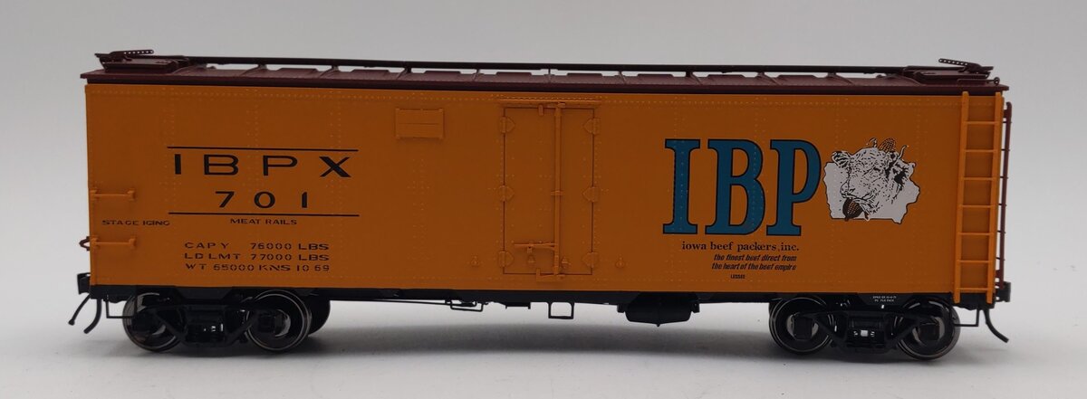 Atlas 9532-2 O Scale Iowa Beef Packers 40' Steel Reefer #701 (2 Rail) LN/Box