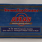 Atlas 9813-2 O Gauge Burlington FW&D usra Composite Gondola #2555 (2 Rail) LN/Box