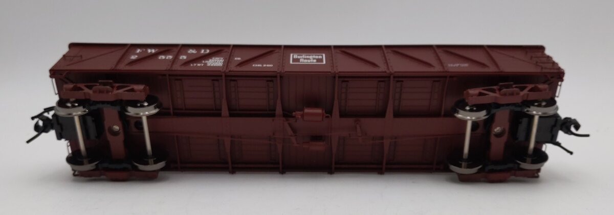 Atlas 9813-2 O Gauge Burlington FW&D usra Composite Gondola #2555 (2 Rail) LN/Box