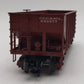 Atlas 8494-4 O Gauge CCC & St. L 55-Ton 2 Bay Coal Hopper #S-82077 (3 Rail) LN/Box