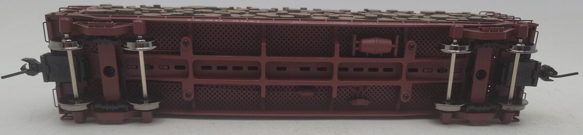 Atlas 7288-3 O Scale T&NO Pulpwood Flatcar #9021 (2-Rail) EX/Box