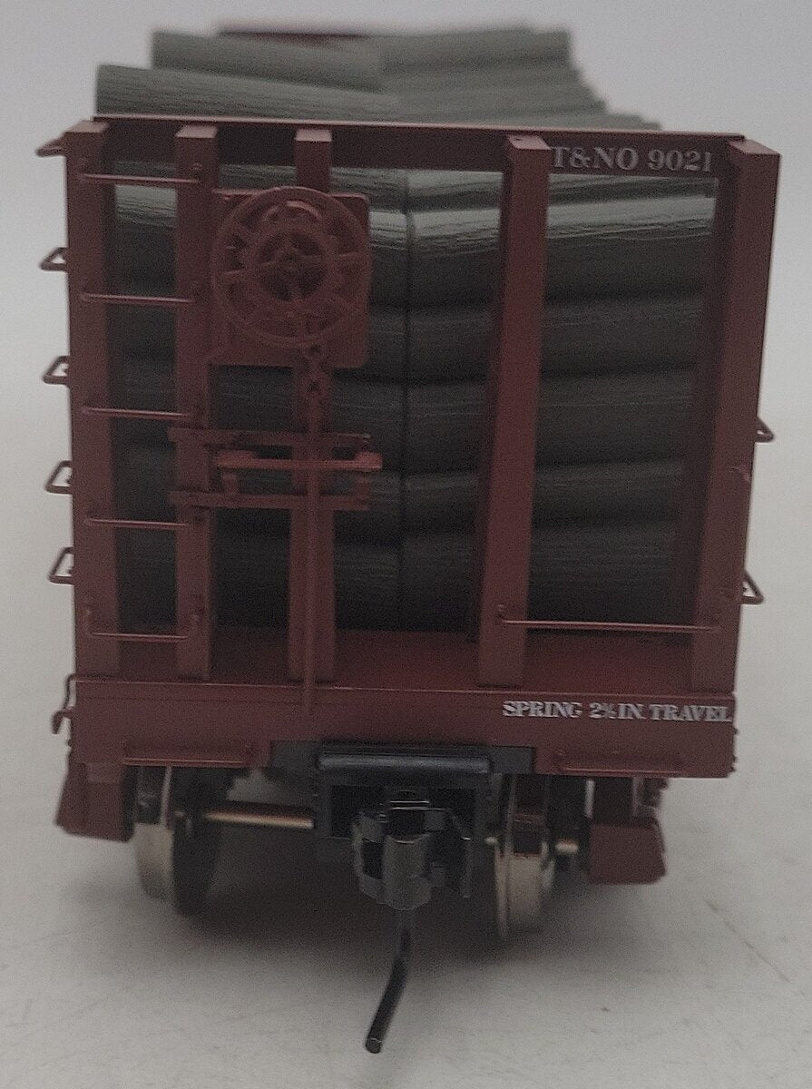 Atlas 7288-3 O Scale T&NO Pulpwood Flatcar #9021 (2-Rail) EX/Box