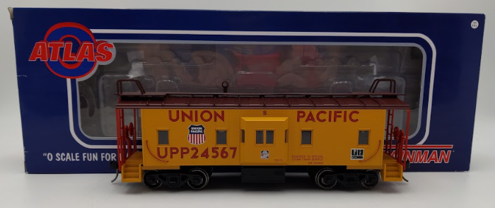 Atlas 2001792-1 O Scale UP "Steam Train" Bay Window Caboose #24567 (2Rail) EX/Box