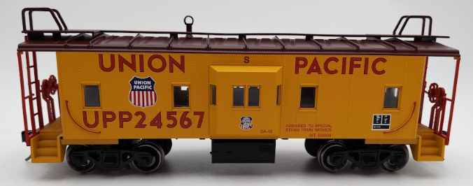 Atlas 2001792-1 O Scale UP "Steam Train" Bay Window Caboose #24567 (2Rail) EX/Box