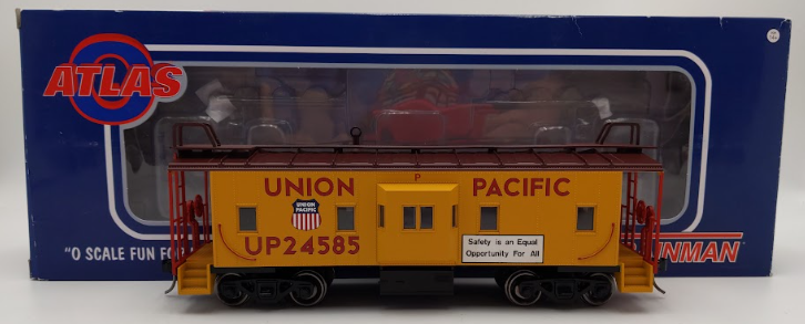 Atlas 2001791-2 O Scale Union Pacific Bay Window Caboose #24585 (2 Rail) EX/Box