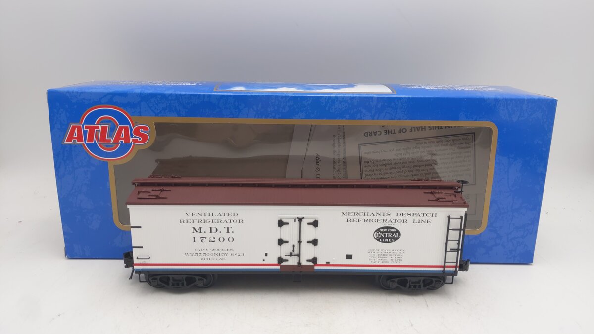 Atlas 6720-4 O M.D.T. Woodside Refrigerator Car #17200 (3-Rail) LN/Box